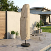 Wasserdichte Sonnenschirm Schutzabdeckung mit Befestigungsriemen - Wasserdichte Schutzhülle - Beige - Voldeva