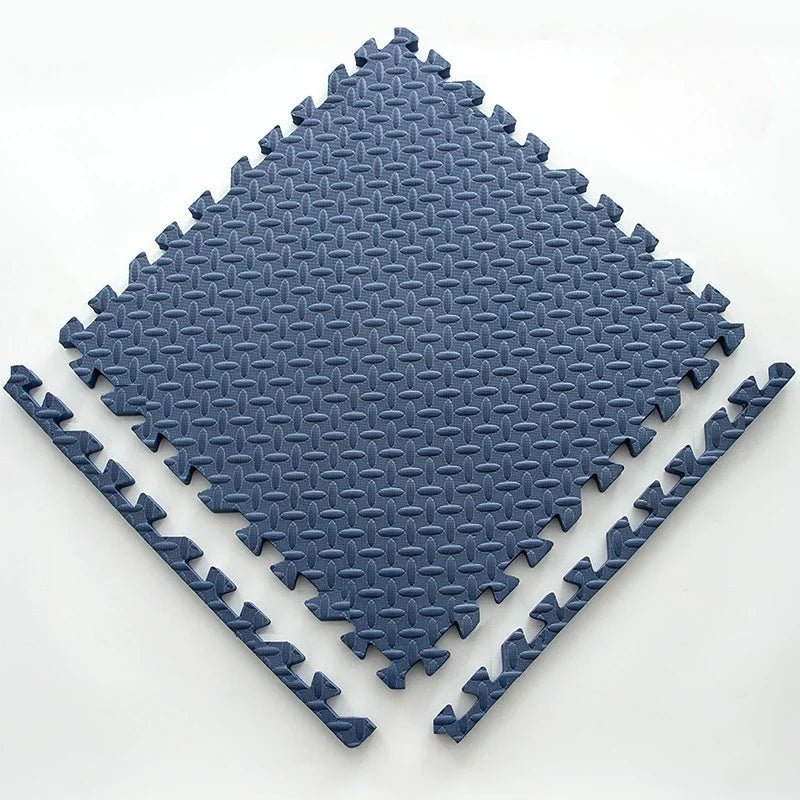 Weiche Puzzle - Spielmatte Für Kinder - Wohnzimmer - 10 Stk. Cyan - Voldeva