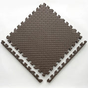 Weiche Puzzle - Spielmatte Für Kinder - Wohnzimmer - 10 Stk. Braun - Voldeva