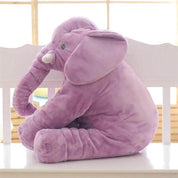 Weiches Elefanten Kuscheltier als gemütliches Dekokissen - Kuscheltier - Lila - Voldeva