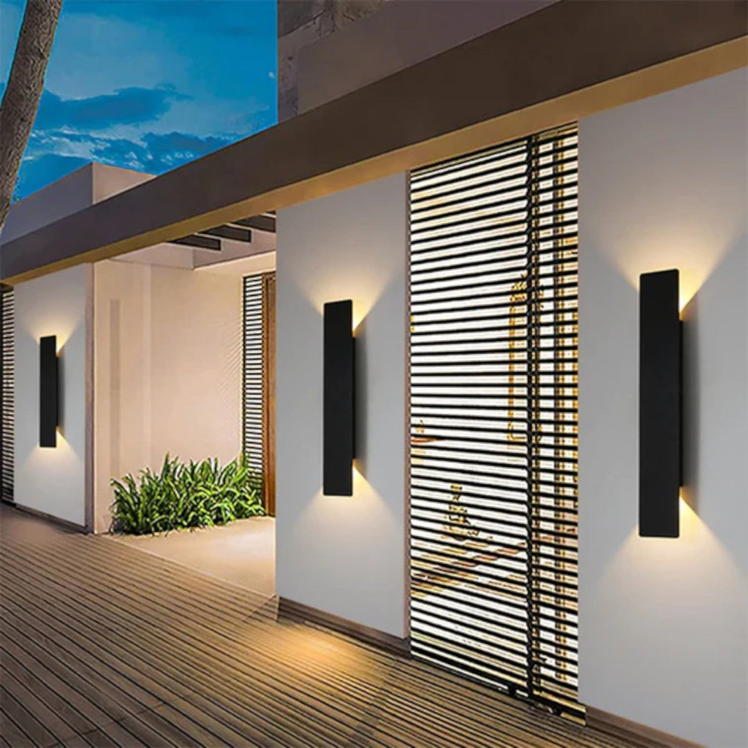 Wetterfeste LED Außenwandleuchte im schlanken Streifen - Design - Wandleuchten - Voldeva