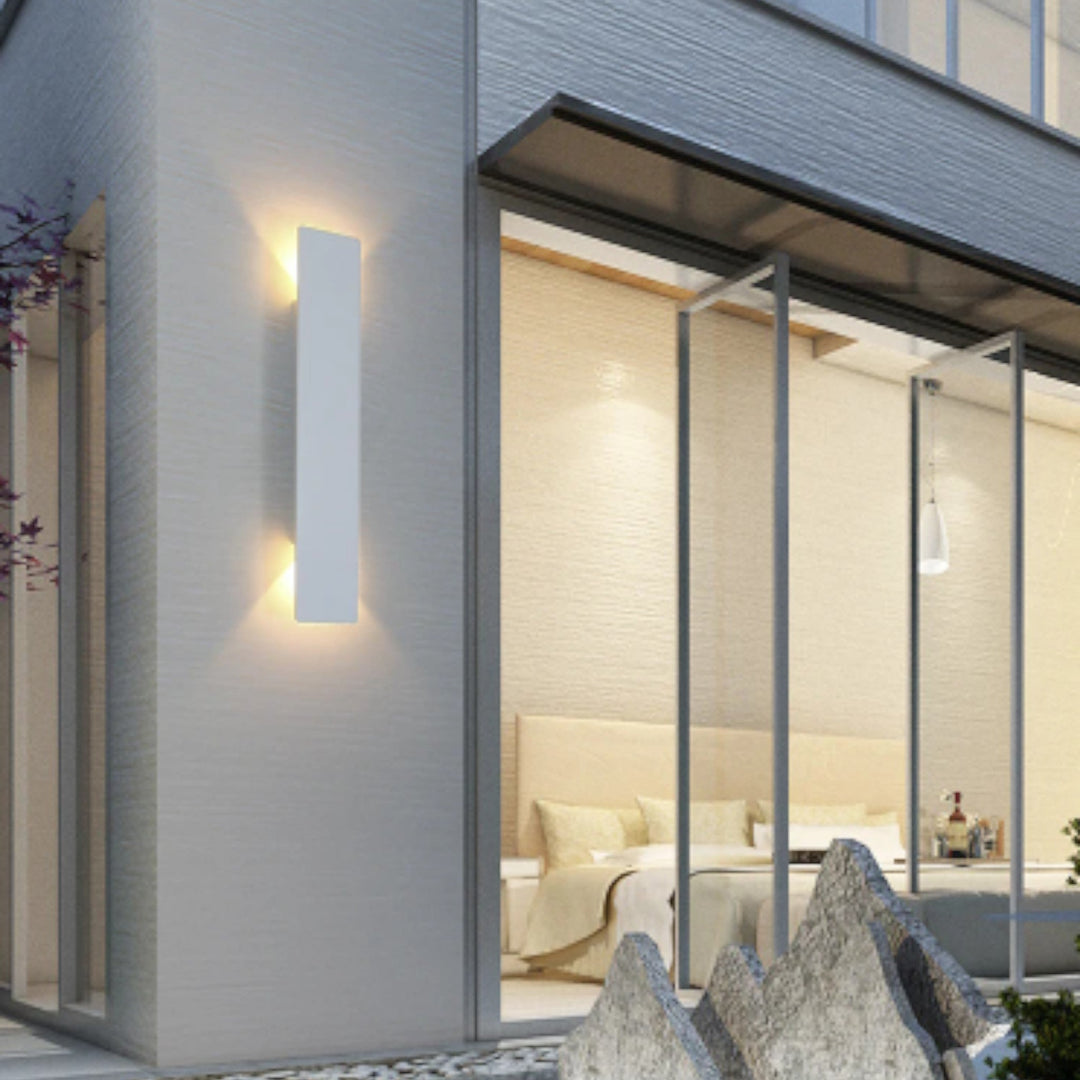 Wetterfeste LED Außenwandleuchte im schlanken Streifen - Design - Wandleuchten - Voldeva