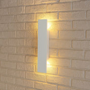 Rechteckige LED - Außenwandleuchte mit Auf - und Abstrahlung - Wandleuchten - 18W - Voldeva