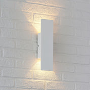 Rechteckige LED - Außenwandleuchte mit Auf - und Abstrahlung - Wandleuchten - 6W - Voldeva