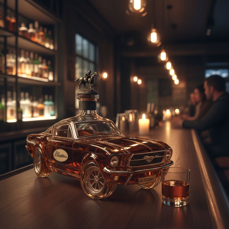 Whiskey Dekanter Im Mustang Design Für Stilvolles Servieren - Dekorative Accessoires - Blanton - Voldeva