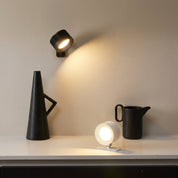 Wiederaufladbare Magnetische LED - Spot Wandlampe - LED - Wandleuchte - Schwarz - Voldeva