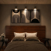 Wiederaufladbare Magnetische LED - Spot Wandlampe - LED - Wandleuchte - Schwarz - Voldeva