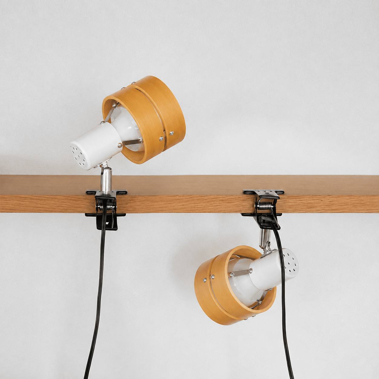 Flexible Rund Kopf Klemm Licht für Schreibtisch Bett und Regal