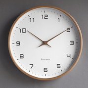 Wooly – Wanduhr im nordischen Design - Wanduhr - Braun - Voldeva