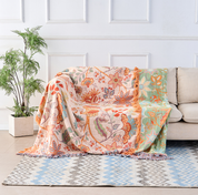 Wurfdecke Mit Blumenmuster Im Boho - Stil - Decke - 200x230 cm - Voldeva