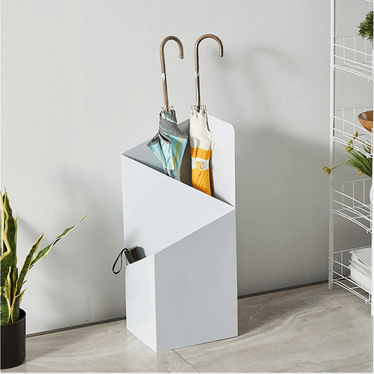Zola - Geometrischer Regenschirmständer aus Edelstahl im Nordstil - Regenschirmständer - Voldeva