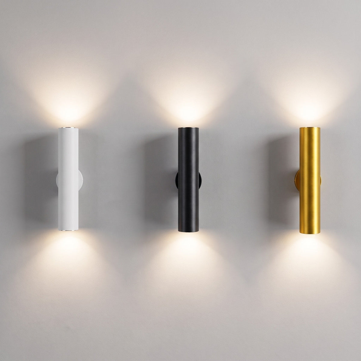 Zylindrische Wandleuchte im minimalistischen Design - Wall Light Fixtures - Gold - Voldeva